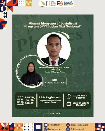 Bincang Alumni – Mengenal SPPI Badan Gizi Nasional