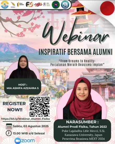 Webinar Alumni – From Dreams to Reality: Perjalanan Meraih Beasiswa Impian