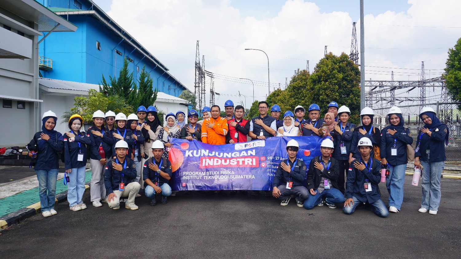 Mahasiswa Program Studi Fisika ITERA Ikuti Kunjungan Industri ke Sektor Energi