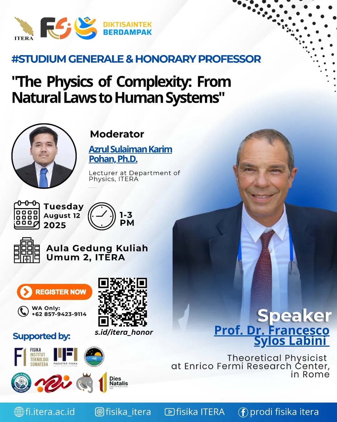 STUDIUM GENERALE & HONORARY PROFESSOR SESSION